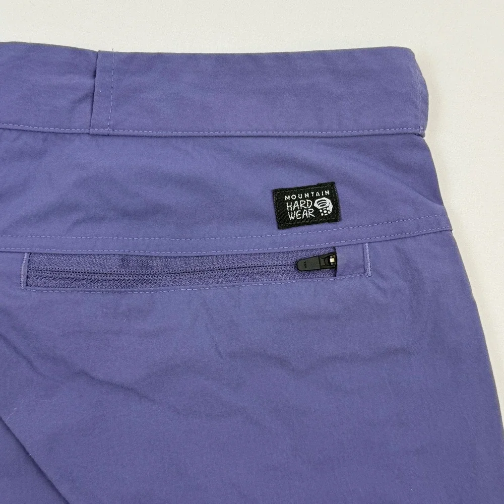 Mountain Hardwear Mens Shorts 34 Purple Nylon Outdoor Hiking Cargo Zip Pocket - Picture 7 of 9